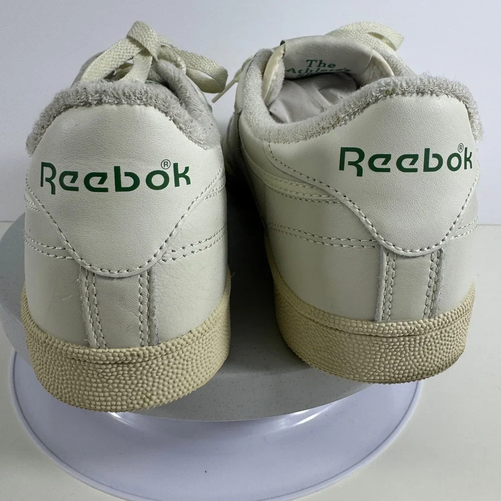 Reebok Club C 85 Vintage Leather Sneakers Womens Chalk Glen Green V69406‎